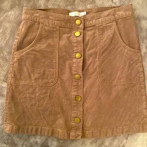 Tory Burch corduroy skirt